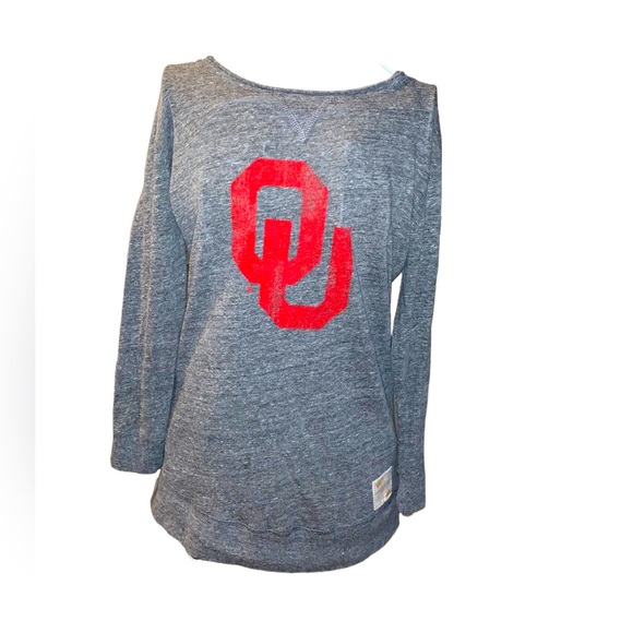 Vintage 80’s OU Scoop-back Top Women’s Size Small - Picture 4 of 12